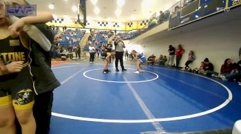 90-100 lbs Rr Rnd 2 - Christopher Rotenberry, Salina Wrestling Club vs Rylea Vogel, Pryor Tigers