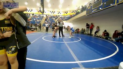 90-100 lbs Rr Rnd 2 - Christopher Rotenberry, Salina Wrestling Club vs Rylea Vogel, Pryor Tigers