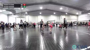 43 lbs 3rd Place - Konnor Kilgore, Eufaula Ironheads Wrestling Club vs Tucker Hawkins, Checotah Matcats