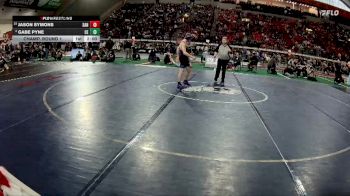 5A 120 lbs Champ. Round 1 - Jason Symons, Sandpoint vs Gabe Pyne, Century