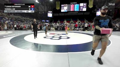 132 lbs Cons. Sub-rd Of 32 - Logan Refsnider, MN vs Cordell Lee, AL