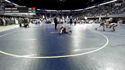 110 lbs Consy 6 - Gianna Cafeo, Canon-McMillan vs Sydney Laboon, Thomas Jefferson