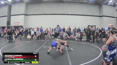 70 lbs Semifinal - Jackson Chapman, Cane Bay Cobras vs Kyndall Kloepping, C2X