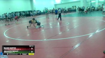 120 lbs Semis & 1st Wrestleback (8 Team) - Blake Bartos, Tomahawk Wrestling Club vs Bronson Begley, Dayton Bandits