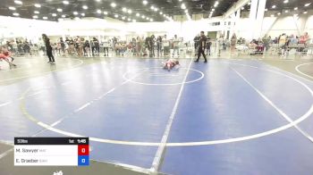 53 lbs Rr Rnd 3 - Makayela Sawyer, Mat Demon WC vs Elizabeth Graeber, Idaho Gold