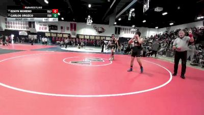 157 lbs Cons. Round 2 - Ezayn Moreno, Valley View vs Carlos Orozco, Foothill (Santa Ana)