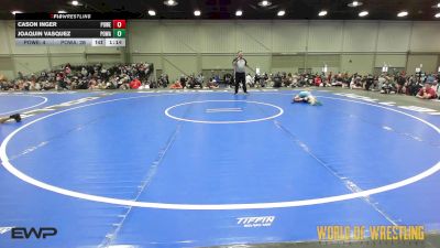 61 lbs Rr Rnd 4 - Cason Inger, Powerhouse Gold 9U vs Joaquin Vasquez, POWA 9U