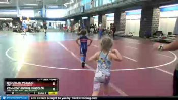 42+48 Round 2 - Brooklyn McLeod, Lady Lions Wrestling Club vs Kennedy (boog) Wheeler, Contenders Wrestling Academy