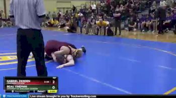 197 lbs Quarterfinal - Beau Yineman, University Of Wisconsin-Oshkosh vs Gabriel Zierden, Concordia College