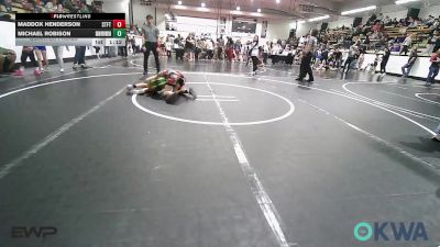 80-83 lbs Quarterfinal - Maddox Henderson, Standfast vs Michael Robison, Skiatook Youth Wrestling