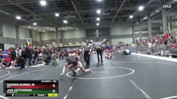 105 lbs Semifinal - Jack Hutchinson, Manhattan vs Madison Burkes Jr, MAC