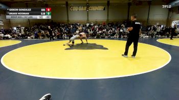 147 lbs 3rd Place - Gideon Gonzalez, Bergen Catholic (NJ) vs Drake Hooiman, SLAM Academy (NV)