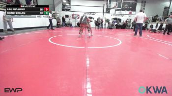 130 lbs Rr Rnd 5 - Ashland Hawk, Salina Wrestling Club vs Shiann Collom, Tiger Trained Wrestling