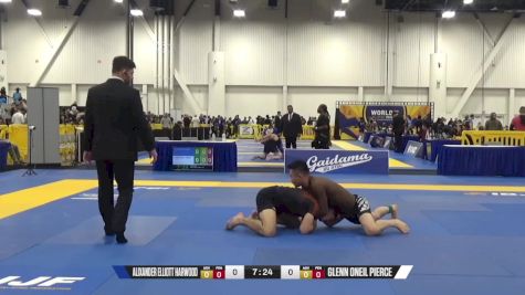 Glenn Oneil Pierce vs Alixander Elliott Harwood 2024 World IBJJF Jiu-Jitsu No-Gi Championship