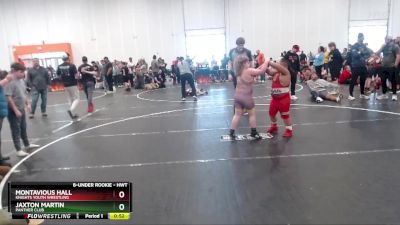 Round 4 - Montavious Hall, KNIGHTS YOUTH WRESTLING vs Jaxton Martin, Panther Club