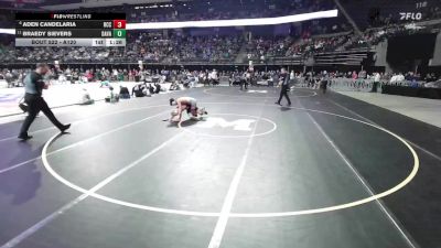 Champ. Round 1 - Braedy Sievers, Dakota Valley vs Aden Candelaria, Rapid City Central