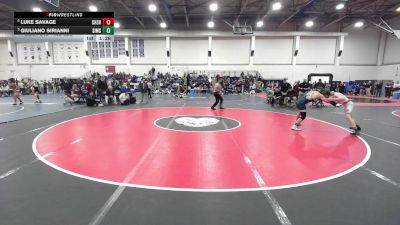 132 lbs Quarterfinal - Luke Savage, Cheshire vs Giuliano Sirianni, Simsbury