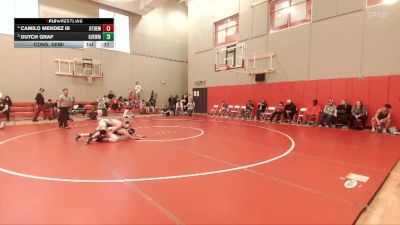 157 lbs Cons. Semi - Dutch Graf, Grandview vs Camilo Mendez III, Othello