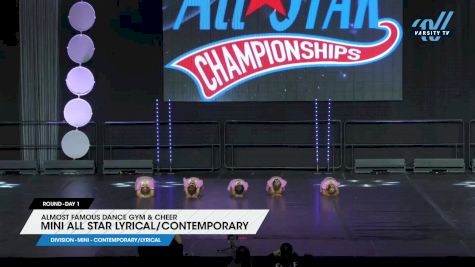 Almost Famous Dance Gym & Cheer - Mini All Star Lyrical/Contemporary [2025 Mini - Contemporary/Lyrical Day 1] 2025 ASCS Dance Grand Nationals & Cheer Showdown