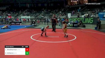 52 lbs Consolation - Luke Smothermon, Hannibal Youth Wrestling vs Carter Williams, Nebraska Boyz