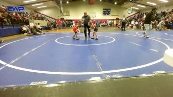 46 lbs Semifinal - Mackenzie Woods, Warhorse Wrestling Club vs Evelyn Shimonek, Pawhuska Elks Takedown