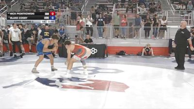 157 lbs Champ. Round 3 - Nick Piontkowski, Beast Mode Wrestling vs Blake Cosby, Cliff Keen Wrestling Club