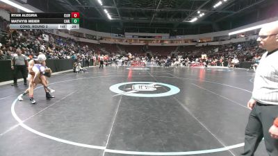 5A 144 lbs Cons. Round 2 - Mathyis Meier, Carlsbad vs Ryan Alegria, Clovis