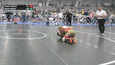 182 lbs Rr Rnd 1 - Kobby Morgan, Nu Jeru Spartans - HSB vs Brady Brown, All American Wrestling Club - HSB
