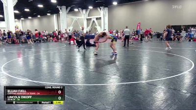 215 lbs Semis & Wb (16 Team) - Lincoln Dikoff, SD Blue vs Elijah Fjell, Capitian Nebraska (A Team)