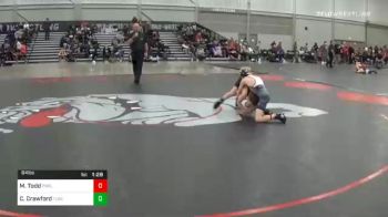 84 lbs Quarterfinal - Mason Todd, Purler Wrestling Academy vs Caleb Crawford, Team Tulsa Wrestling Club