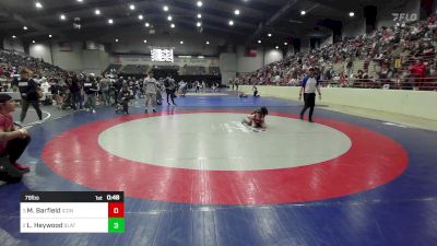 79 lbs Semifinal - Matthew Barfield, Icon Wrestling vs Lincoln Heywood, Slate Wrestling Academy