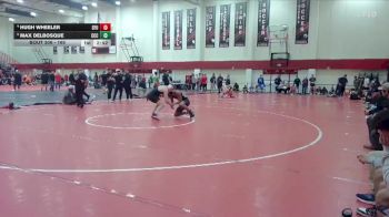 165 lbs Quarterfinal - Max DelBosque, Clackamas Community College vs Hugh Wheeler, Simon Fraser (B.C.)
