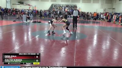 60 lbs Round 3 - Piper Ayala, Team Nazar vs Evelynn Burgess, Chippewa Elite Wrestling