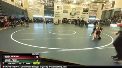 126 lbs Semifinal - Aiden Jackson, Cheney vs Jaiden Peak, West Valley (Spokane)