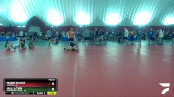 111-115 lbs Round 2 - Marin Rhode, Canton vs Milli Lovin, Moorhead SPUDS