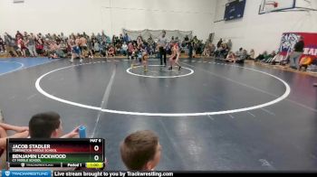 58-65 lbs Round 2 - Benjamin Lockwood, CY Middle School vs Jacob Stadler, Torrington Middle School