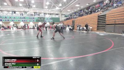 190 lbs Cons. Round 3 - Ethan Pau, Sage Creek vs Juan Lopez, Murrieta Valley