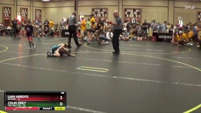 75 lbs Finals (8 Team) - Liam Arroyo, Olympic vs Colin Deily, The Hunt WC