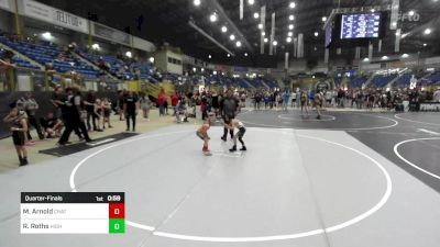 54 lbs Quarterfinal - Murphy Arnold, Chatfield WC vs Riley Roths, High Elevation WC