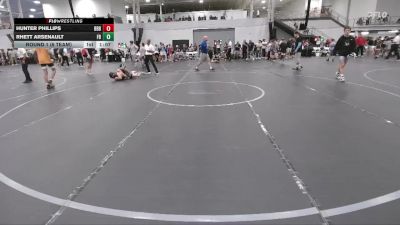 98 lbs Round 1 (6 Team) - Rhett Arsenault, Freakztyle Black vs Hunter Phillips, Barn Brothers BlueWave