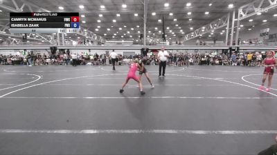 64 lbs Round 1 - CAMRYN MCMANUS, FIWC Sassy Lassies Angels vs Isabella Zaak, Pride WC