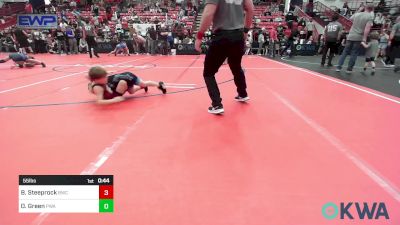 55 lbs Semifinal - Brandon Steeprock, Bartlesville Wrestling Club vs Owen Green, Perry Wrestling Academy