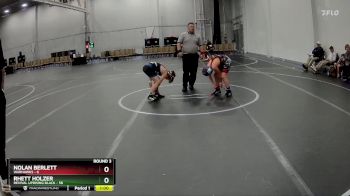 96 lbs Round 3 (4 Team) - Rhett Holzer, Revival Uprising Black vs Nolan Berlett, Warhawks