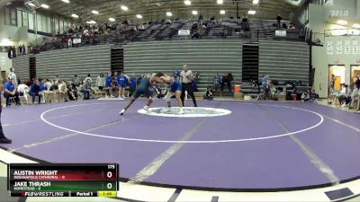 175 lbs Placement Matches (8 Team) - Jake Thrash, Homestead vs Austin Wright, Indianapolis Cathedral