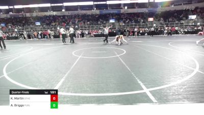 106 lbs Quarterfinal - Kale Martin, Other vs Athan Briggs, Purler Wrestling