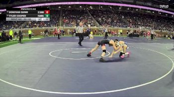 D2-106 lbs Semifinal - Donovan Quinn, St Johns HS vs Tyler Cooper, Plainwell HS