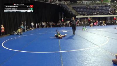 60 lbs 5th Place Match - Maddox Knish, WEM/JWP vs Jory Thomas, CIWC Team Intensity