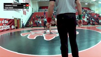 215 lbs 3rd Place Match - Leonidas Lavdas, Berea-Midpark vs Alex Weiss, Riverside