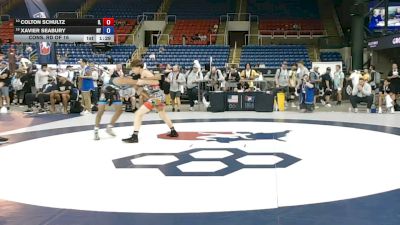 120 lbs Cons. Rd Of 16 - Colton Schultz, Illinois vs Xavier Seabury, New York