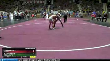 152 lbs Quarterfinal - John Bussey, Saks Sr vs Kam Wright, Thomasville HS